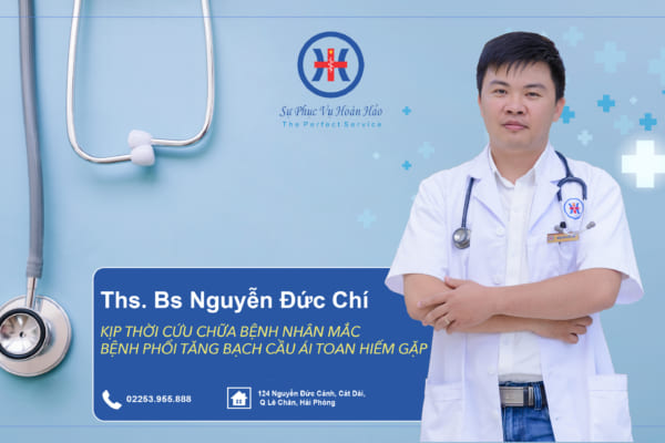 Kịp thời cứu chữa bệnh nhân mắc bệnh phổi tăng bạch cầu ái toan hiếm gặp