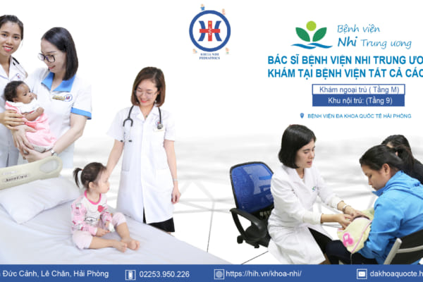  Khoa Nhi, Bệnh viện đa khoa Quốc tế Hải Phòng – địa chỉ tin cậy trong chăm sóc sức khỏe trẻ em