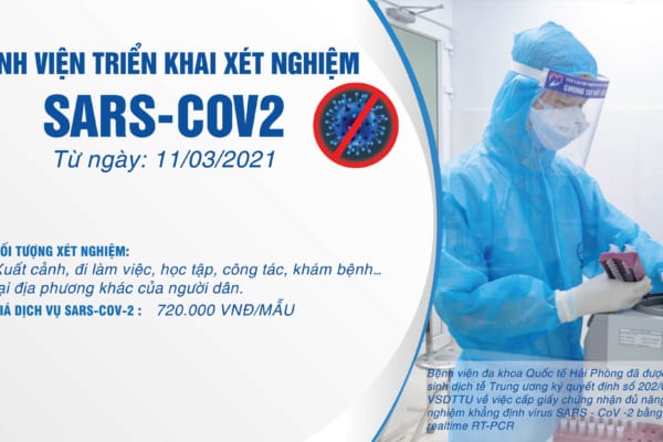 Bệnh viện đa khoa Quốc tế Hải Phòng triển khai xét nghiệm vi rút SARS-CoV-2