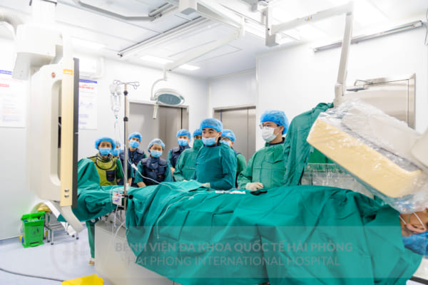 Bệnh viện đa khoa Quốc tế Hải Phòng triển khai thành công kỹ thuật chụp động mạch vành qua da