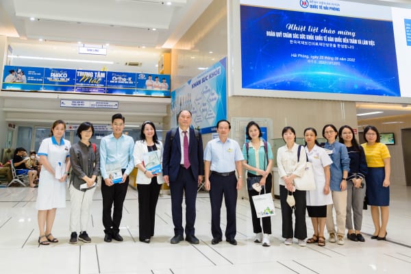 Bệnh viện đa khoa quốc tế Hải Phòng đón đoàn Quỹ Chăm sóc sức khỏe quốc tế Hàn Quốc đến thăm quan và làm việc