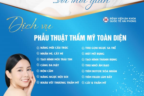 Dịch vụ phẫu thuật thẩm mỹ toàn diện