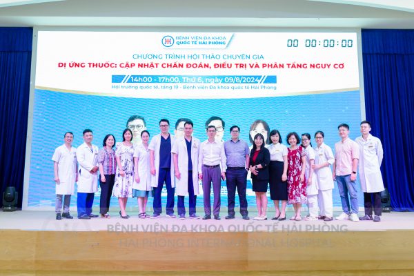 THU HÚT HƠN 200 ĐẠI BIỂU THAM DỰ HỘI THẢO CHUYÊN GIA: “DỊ ỨNG THUỐC: CẬP NHẬT CHẨN ĐOÁN, ĐIỀU TRỊ VÀ PHÂN TẦNG NGUY CƠ”