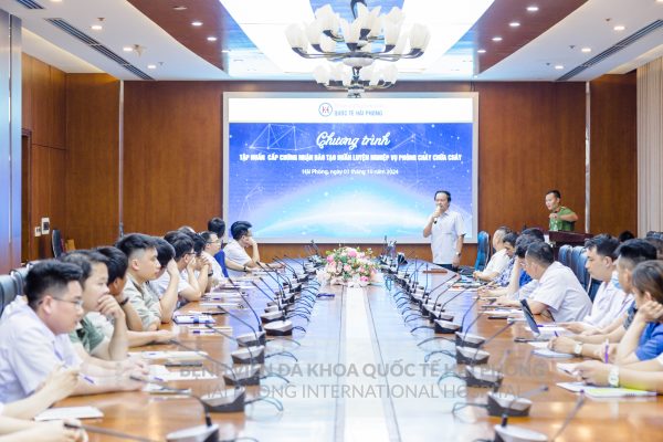 TẬP HUẤN, CẤP CHỨNG NHẬN ĐÀO TẠO HUẤN LUYỆN NGHIỆP VỤ PHÒNG CHÁY, CHỮA CHÁY VÀ CỨU NẠN, CỨU HỘ CHO LỰC LƯỢNG PCCC CƠ SỞ BỆNH VIỆN ĐA KHOA QUỐC TẾ HẢI PHÒNG