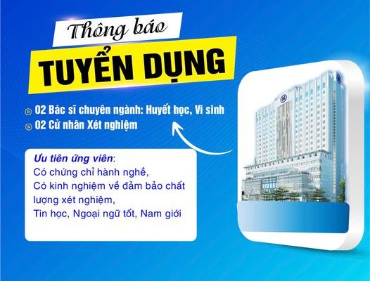 BỆNH VIỆN ĐA KHOA QUỐC TẾ HẢI PHÒNG THÔNG BÁO TUYỂN DỤNG