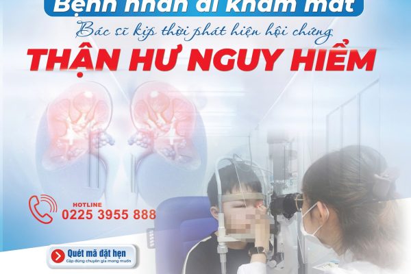 BỆNH NHÂN ĐI KHÁM MẮT, BÁC SĨ KỊP THỜI PHÁT HIỆN HỘI CHỨNG THẬN HƯ NGUY HIỂM