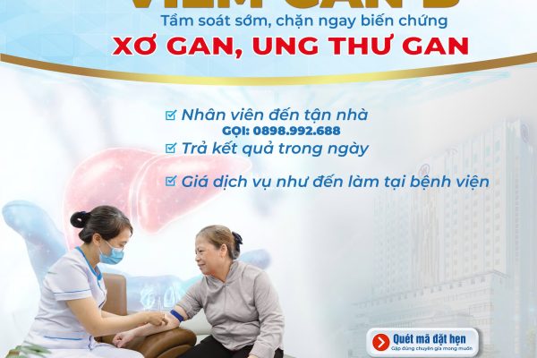 XÉT NGHIỆM VIÊM GAN B: TẦM SOÁT SỚM, CHẶN NGAY BIẾN CHỨNG XƠ GAN, UNG THƯ GAN