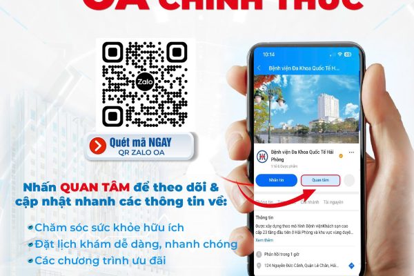 TIN VUI TỪ BỆNH VIỆN ĐA KHOA QUỐC TẾ HẢI PHÒNG