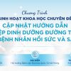 CHƯƠNG TRÌNH HỘI THẢO “CẬP NHẬT HƯỚNG DẪN CAN THIỆP DINH DƯỠNG ĐƯỜNG TIÊU HÓA TRÊN BỆNH NHÂN HỒI SỨC VÀ SAU MỔ”