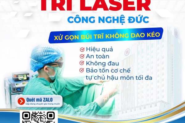 PHẪU THUẬT TRĨ LASER CÔNG NGHỆ ĐỨC: XỬ GỌN BÚI TRĨ KHÔNG DAO KÉO