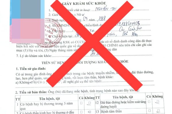 CẢNH BÁO TÌNH TRẠNG LÀM GIẢ GIẤY KHÁM SỨC KHỎE BỆNH VIỆN ĐA KHOA QUỐC TẾ HẢI PHÒNG