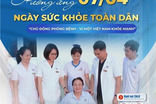 NGÀY SỨC KHỎE TOÀN DÂN 7/4: “Chủ động phòng bệnh – Vì một Việt Nam khỏe mạnh”