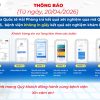THÔNG BÁO (TỪ NGÀY 20/04/2026)